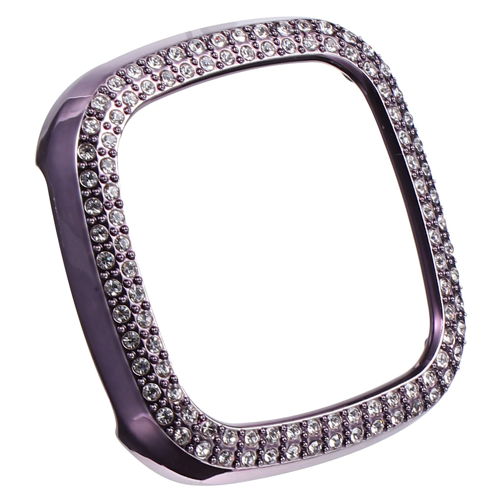 Hemobllo Watch Screen Protector Accessories Rhinestone Watch Cover Crystal Sparkly Bling Case Protective Bumper Compatible for Fitbit versa3/sense Smart Smartes