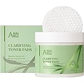 ANAI RUI Clarifying Toner Pads for Face, Face Exfoliating Pad, Balance Skin's PH, Smooths and Refines Skin,with Azelaic Acid &Salicylic Acid 50 Pads