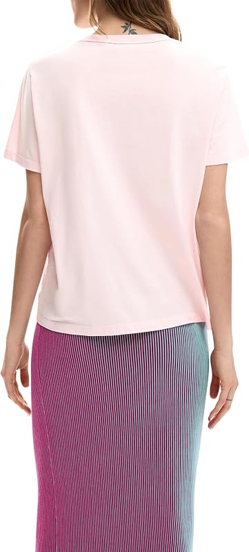 Maglietta a Maniche Corte della Collezione Donna, Rosa, XS