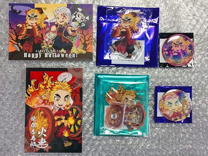 Amazon 鬼滅の刃 煉獄 Ufotable ハロウィン 19 アクリルスタンド 缶バッジ ホロ ラメ レア ポストカード 無限列車 映画 劇場版 アニメ 萌えグッズ 通販