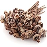 Embewhis 24 Stems Artificial Ranunculus Flowers - 96 Bloom Faux Silk Ranunculus Bouquet for Wedding Decorations, Home Décor, Holiday Arrangements & Large Event Centerpieces (Coffee)