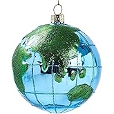 World Christmas Ornaments 2025, Glass Blown Glass Ornaments for Christmas Tree, 3D Rare Hanging Christmas Ornaments for Home Decor Xmas Outdoor Window Centerpiece Gifts