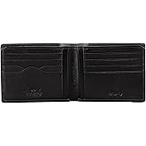 Tony Perotti Men's Italian Leather Bifold Slim Wallet With Card Holders, Pockets - Eco-Friendly Tanned Full Grain
