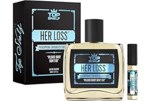 GEBUTP She lost menswear Cologne,Her Loss the Pheromone Men's,Science enhanced the raw appeal and confidence,Top Shelf Pheromone Enhanced Colognes for Men,Hypnosis 2.0 Men's,Natural Herbal Formula ﻿