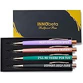 InnoBeta Counselor Gifts, Ballpoint Pen Set of 4, Gift Ideas for Counselors on Birthday, Christmas