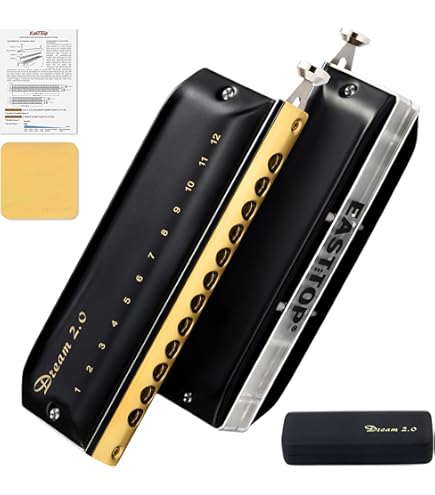 Amazon.com: Hohner 255-G Chrometta 12, Key of G : Musical