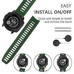 MYSNBKN Compatible with Garmin Instinct Band, Soft