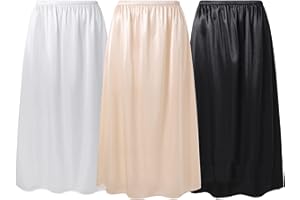 BABEYOND Half Slips for Under Dresses - Black Womens Underskirt Half Slip Women Under Dress Shirt Skirt Extender