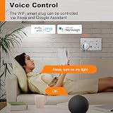 SURFOU Smart Plug Wi-Fi Timer Socket with Energy Monitoring 13A view 3