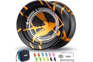 MAGICYOYO V12 Responsive Yoyo for Kids & Beginner, Unresponsive Yo yo for Adults, Professional Yo-yo for Finger Spin Trick wi