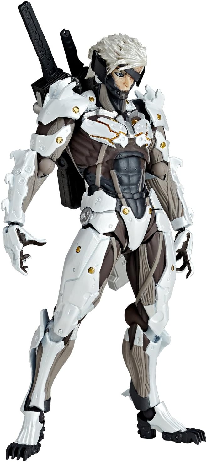 Amazon リボルテックヤマグチno 140ex 雷電 ホワイトアーマー フィギュア ドール 通販