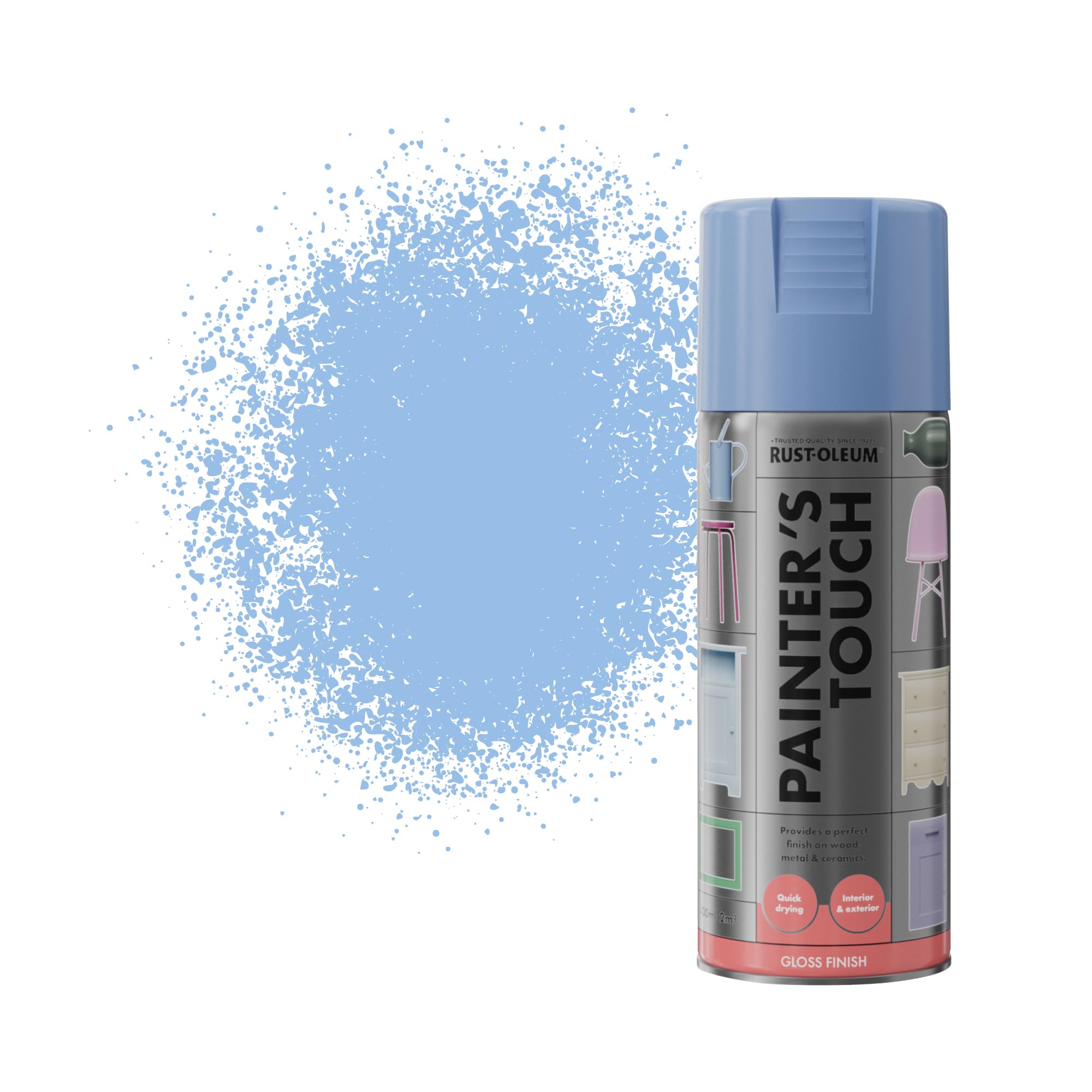 Rust-Oleum 400ml Painter's Touch Spray Paint - Spa Blue Gloss