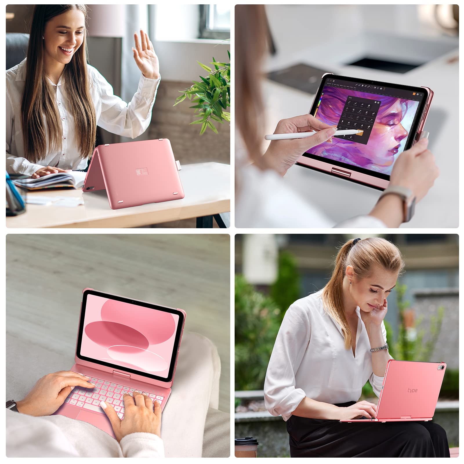 typecase Touch iPad 10th Generation Case with Keyboard (10.9