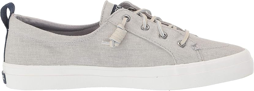women's crest vibe washed linen sneaker