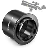 Astromania 2 Inch T2 Focal Telescope Camera Adapter for SLR/DSLR Cameras | Metal Telescope Photo Adapter, Astrophotography Telescope Accessories, M42 T Mount Adapter, Compatible for Canon Nikon Camera