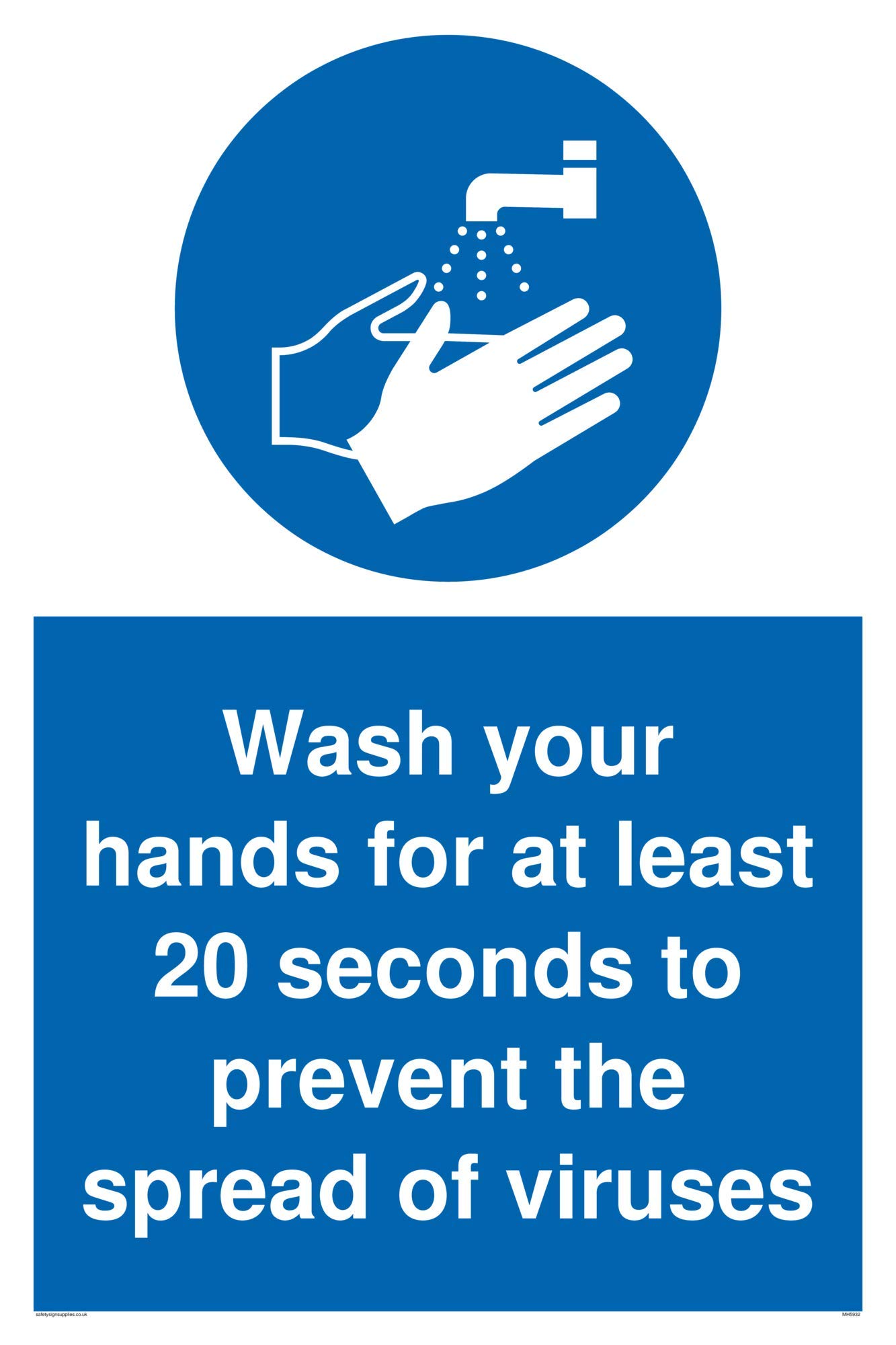 Please use hand sanitiser sign - Plastic Rigid 3mm