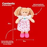 Bigjigs Toys Georgia Doll Small 28cm Soft Baby Toddler Gift view 2