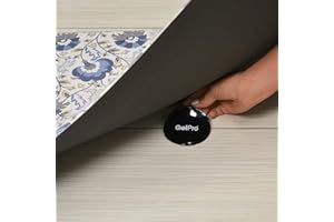 GelPro GellyGripper 3" Adhesive Anti Skid Grip Pad for Under Area Rug/Standing Desk Mat, 4 Pack