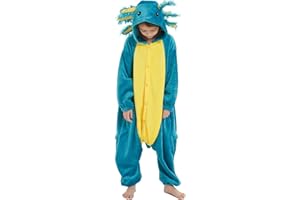 ATOZ Onesie for Kids, Animal Pajamas Halloween Cosplay Costume for Girls Boys