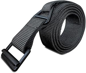 WOLF TACTICAL Everyday Riggers Belt - Tactical 1.75” Nylon Web Belt for CQB, Military Training, Holsters, Concealed Carry, Law Enforcement, First Responders
