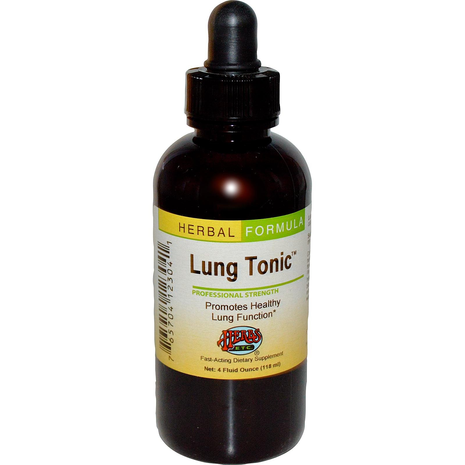 Herbs Etc Lung Tonic Professional Strength 2 oz