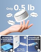 Momcozy Sound Machine with Light, 20 Soothing Sounds, Timer, Memory view 5