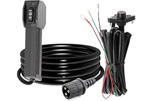 TuoLauthon 12V Winch Corded Manual Hand Remote Control Kits for ATV UTV Winch