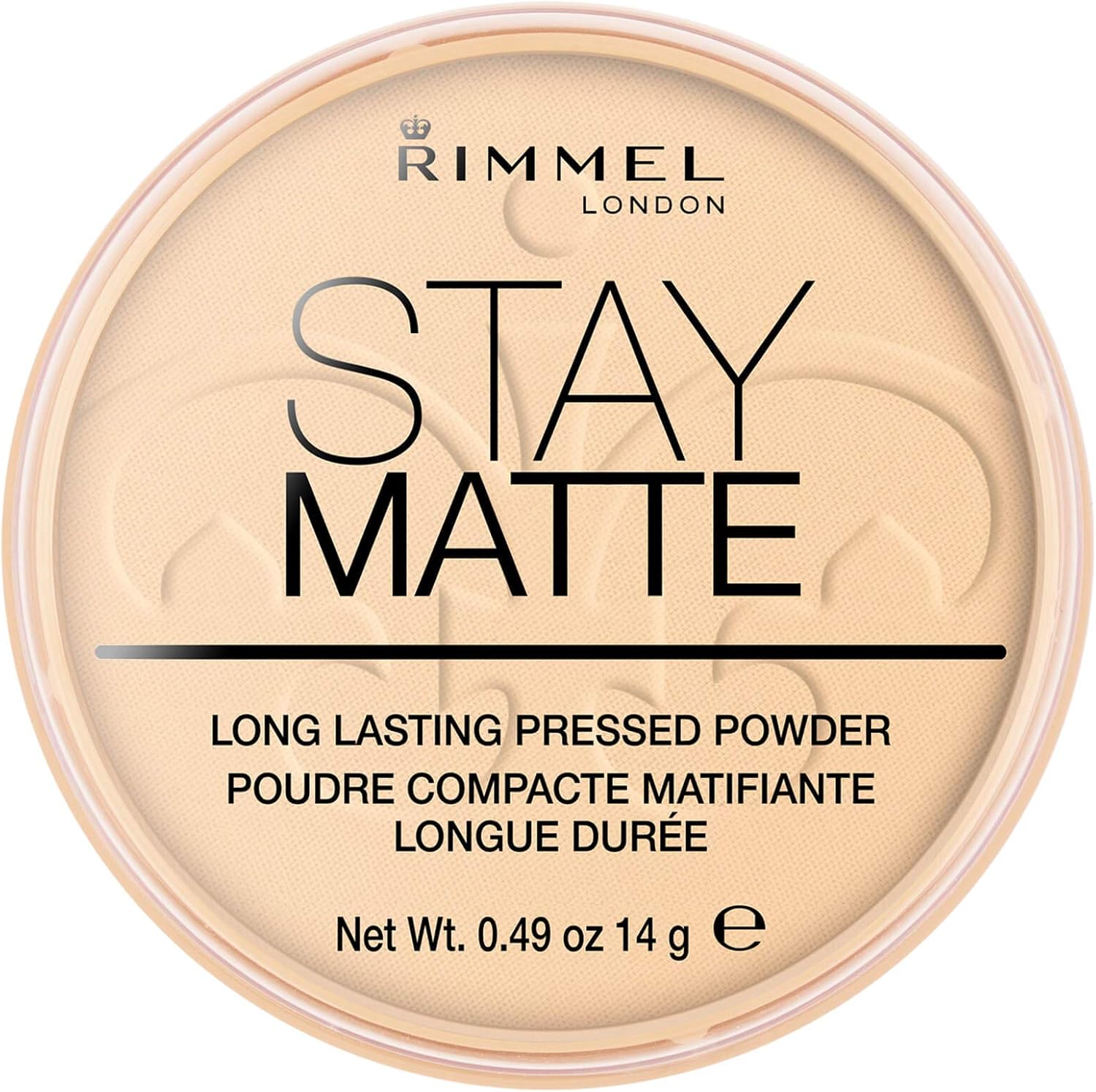 RIMMEL LONDON, Stay Matte Pressed Powder, Lightweight, Oil Absorbing, Smooth Non-Powdery Texture, Lasting Up To 5hrs