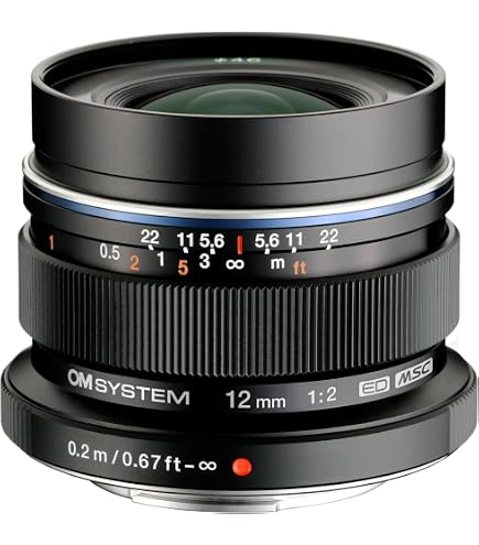 Amazon.com : OM SYSTEM Olympus M.Zuiko Digital ED 12mm F2.0 Black