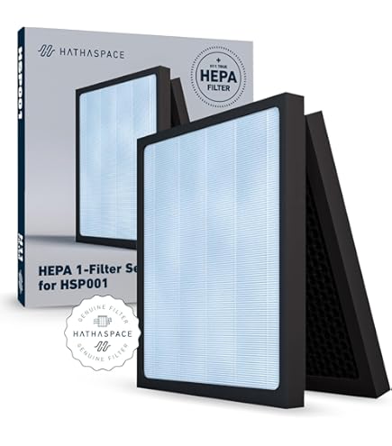 Recambio 0250022 Carbón HEPA Vhbw Set Di Filtri (1 Pezzi) Compatibile Con Dirt Devil Pureza AC150 Filtros Para Purificador De Aire