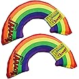 (2 Pack) Yeowww Catnip Toy, Rainbow 6"