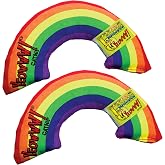 (2 Pack) Yeowww Catnip Toy, Rainbow 6"