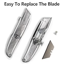 DIYSELF 2Pack Utility Knife Box Cutter Retractable