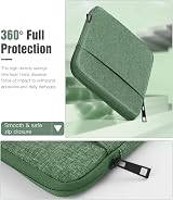 TiMOVO 6-7 Inch Kindle Sleeve Case Bodhi Green Premium Material view 3