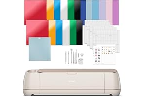 Cricut Maker 4 – Machine de découpe intelligente (coquillage) | Ensemble de fiançailles – Comprend du vinyle intelligent, du 