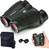 12x30 Compact HD Binoculars for Adults High Powered - Large View Binoculars with Clear Low Light Vision - Super Bright Lightw