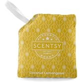 Scent Pak - Coconut Lemongrass, ScentsyFragrance 1 Perfumed Sachet, Space Freshener, Long Lasting Fragrance