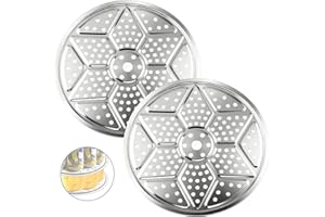 AuroraHJYJ 2Pack 11-Inch Stackable Stainless Steel Canning Rack - Universal Pressure Canner Rack for Water Bath & Pressure Ca
