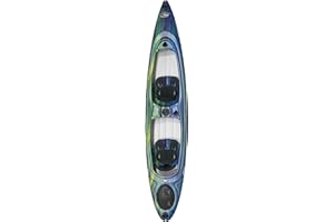 Pelican Argo 136XP - Sit in Tandem Kayak - Patented Ram-X™ Material - Lightweight Stable - 13 ft