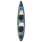 Pelican Argo 136XP - Sit in Tandem Kayak - Iris - Patented Ram-X™ Material - Lightweight Stable - 13 ft