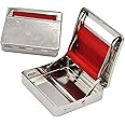 Rolling Machine Metal Red Cloth Automatic Cigarette Tobacc Roller Box & Storage Box 70mm