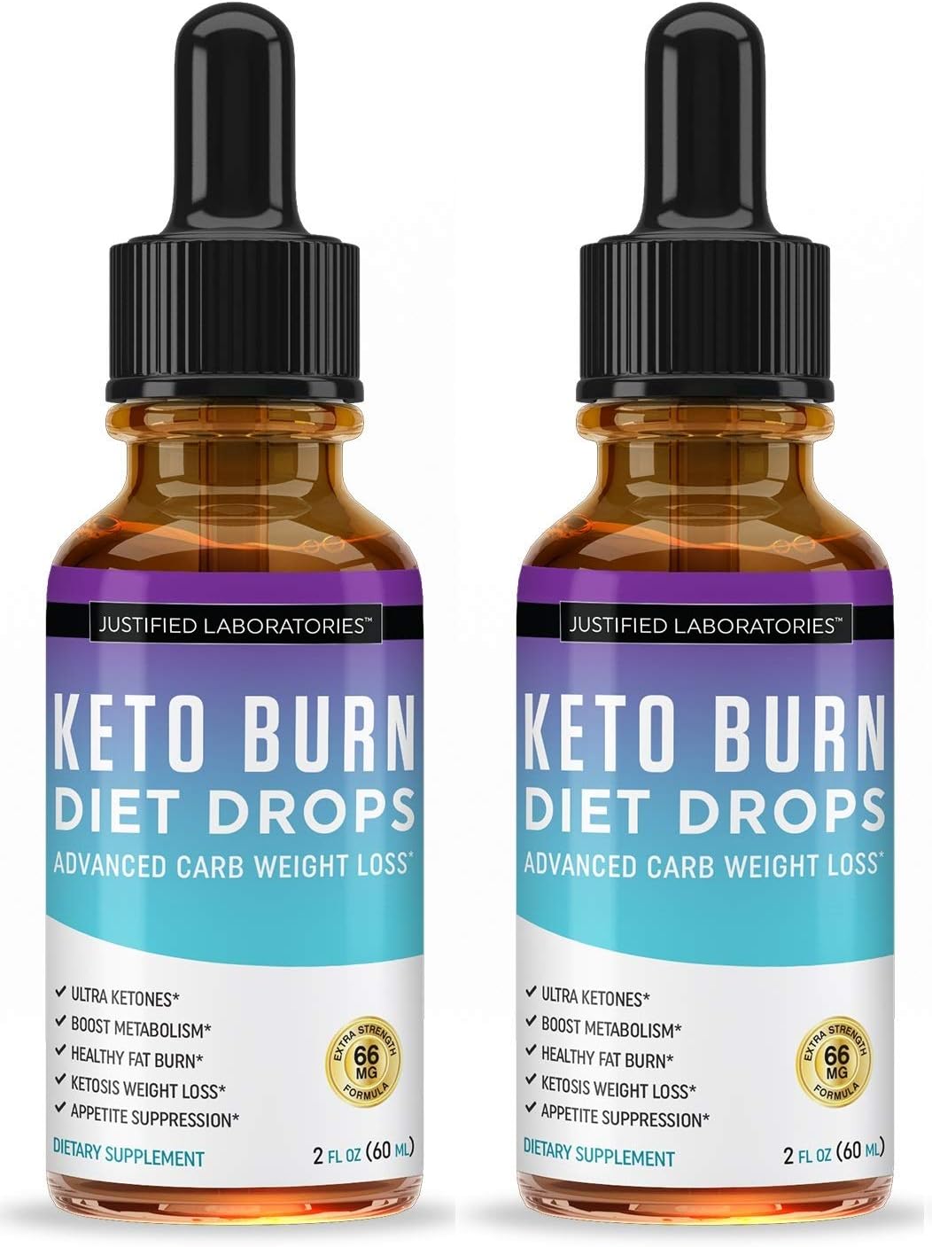 Keto Diet Supplement Drops Shred Burn Ketones for Faster Ketosis Weight Loss Appetite Suppressant Loose Unwanted Belly Fat Raspberry Ketone African Mango Advanced Dietary Blend Made in USA 2 Bottles