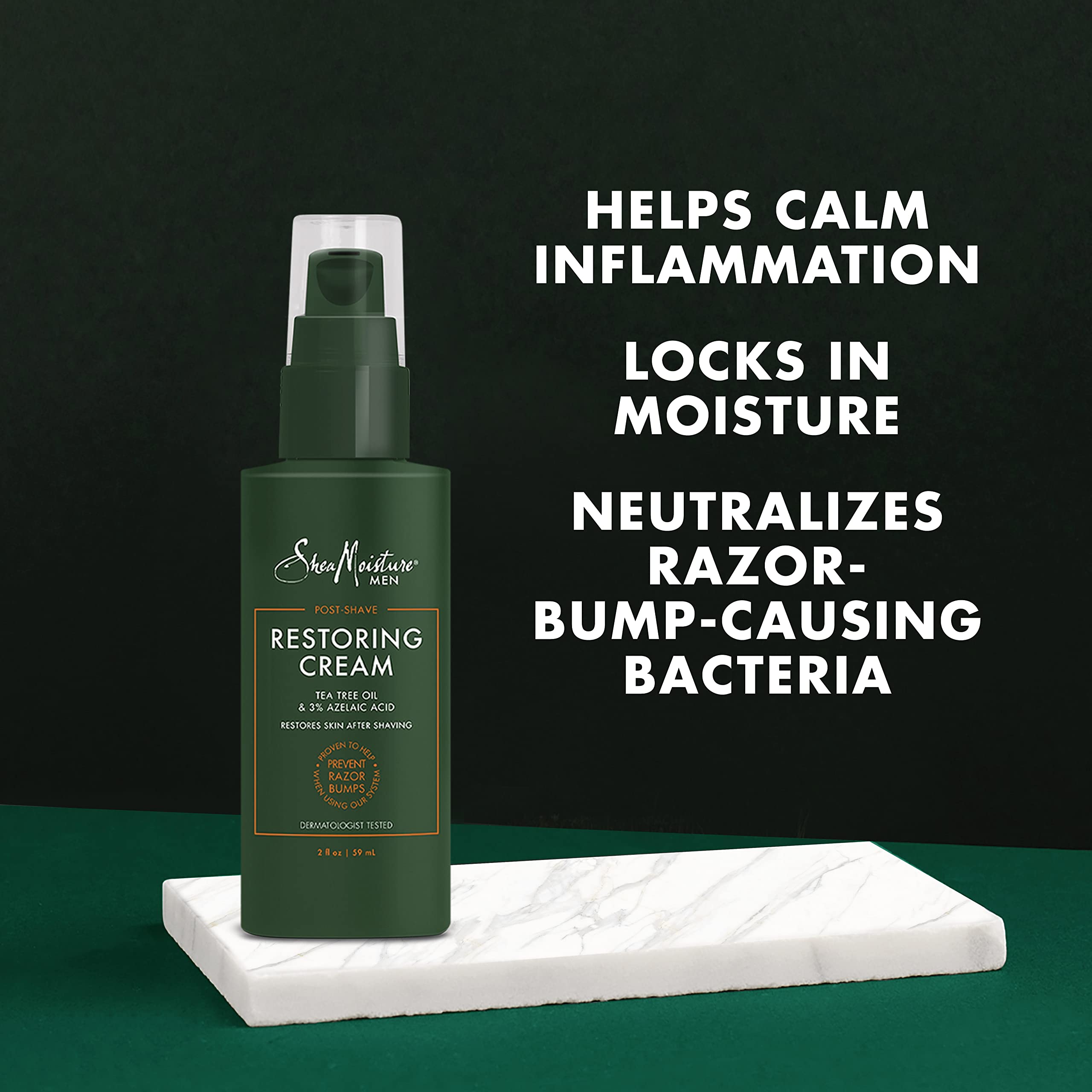 SheaMoisture Shaving Kit for Men - Double Edge Razor + 10 Blades, Pre-Shave Softening Oil, Invisible Line Up Gel, Smoothing Shave Butter, Aftershave Care Restoring Cream, Gifts for Men (5 Piece Set)