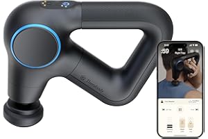 TheraGun Therabody Prime Plus Heated, Powerful Massage Gun for Enhanced Warm-Up & Workout Recovery - Quiet Deep Tissue Massager for Body and Back Pain Relief - Leg & Back Massager with Heat