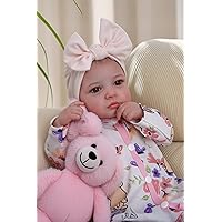 BABESIDE Reborn Baby Dolls - 20-inch Cute Soft Vinyl Realistic Baby Doll Real Life Baby Dolls with Complete Accessories Perfe