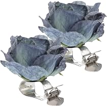 Embrasses Rideaux Décoratives Fleurs - Lot De 2, Blanc, Clip Métal, Sans Outil - 8