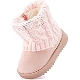 BMCiTYBM Baby Snow Boots Infant Boy Girl Winter Boots Nonslip Lightweight Outdoor Warm Shoes for Cold Weather 6 9 12 18 24 Months(Infant/Toddler)