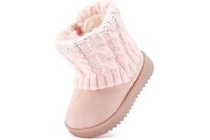 BMCiTYBM Baby Snow Boots Infant Boy Girl Winter Boots Nonslip Lightweight Outdoor Warm Shoes for Cold Weather 6 9 12 18 24 Months(Infant/Toddler)