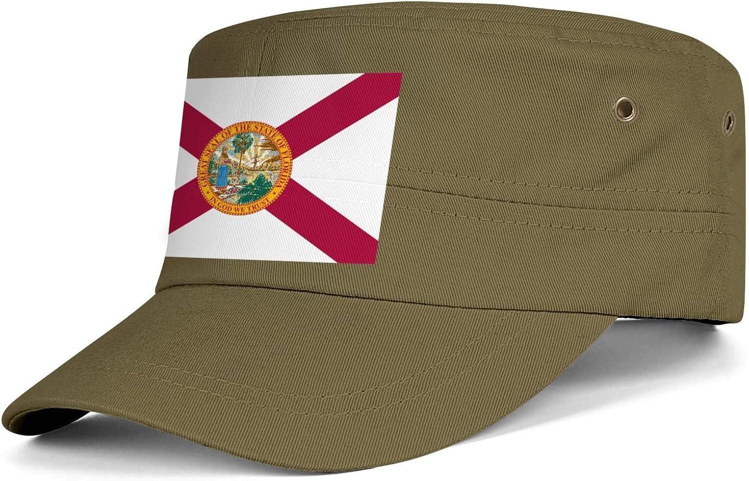 Men Women Florida Flag Cotton Basic Cap Military Style Hat Amazon.ca