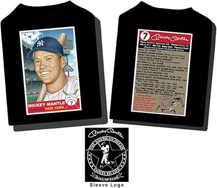 mickey mantle t shirt